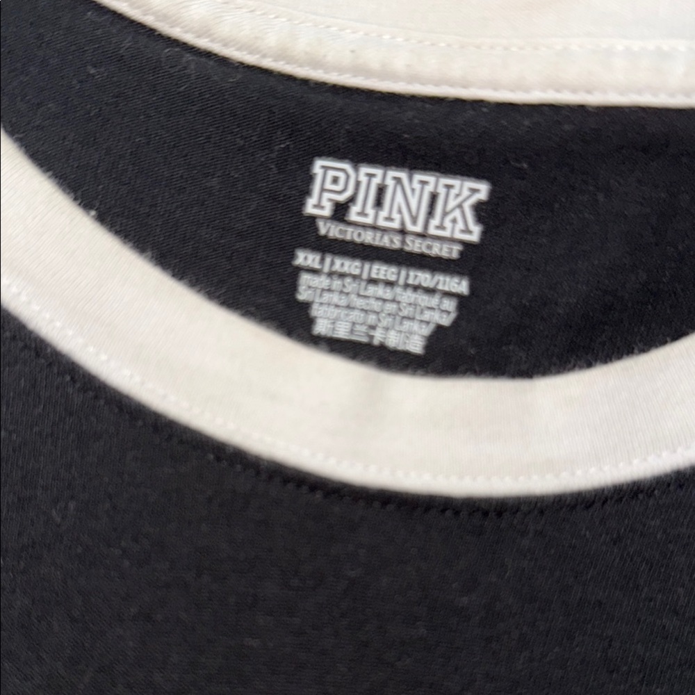 Pink by Victoria's Secret 3/4 sleeve top - Picture 2 of 2